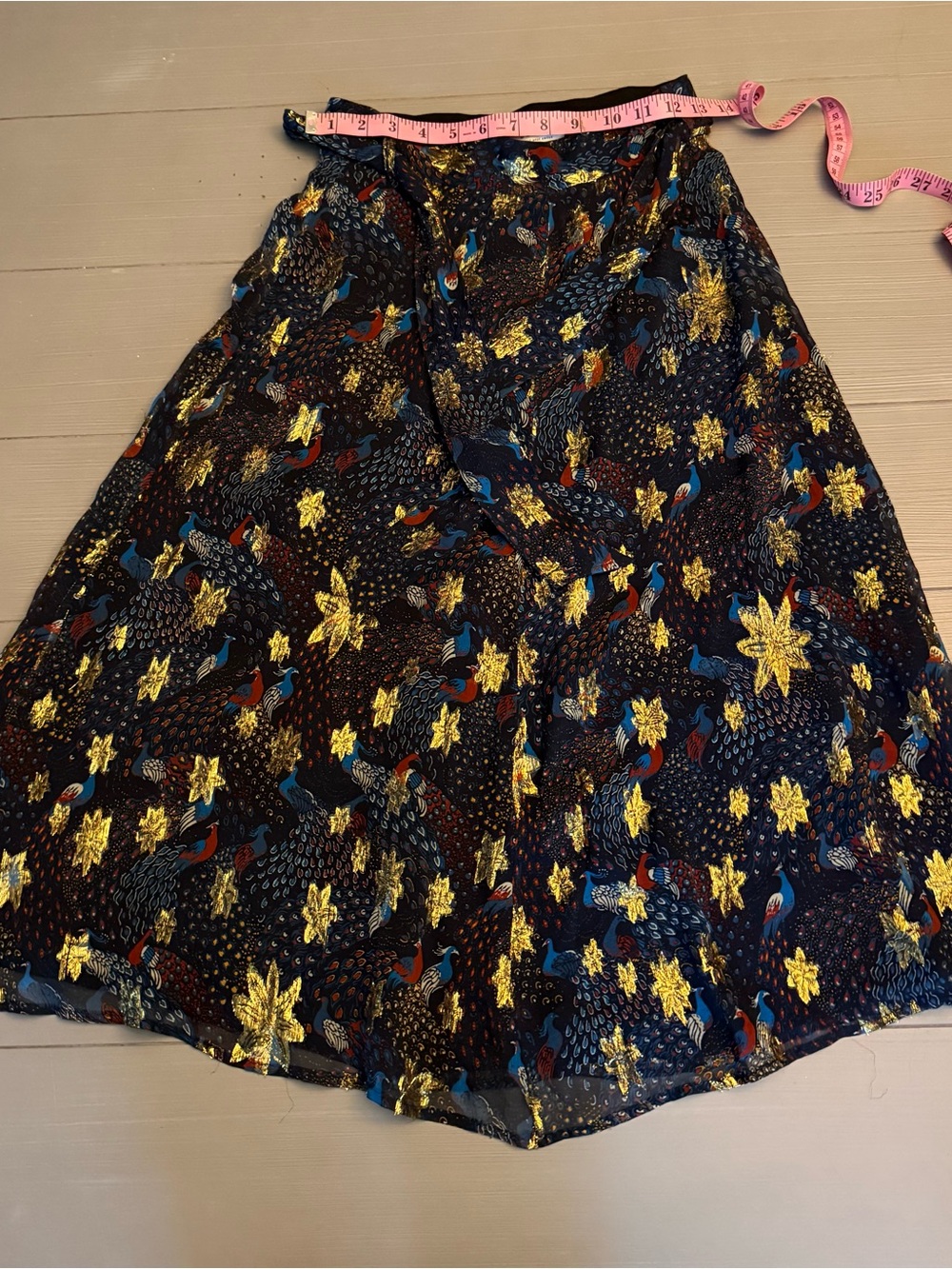 Sezane Silk Midi Skirt